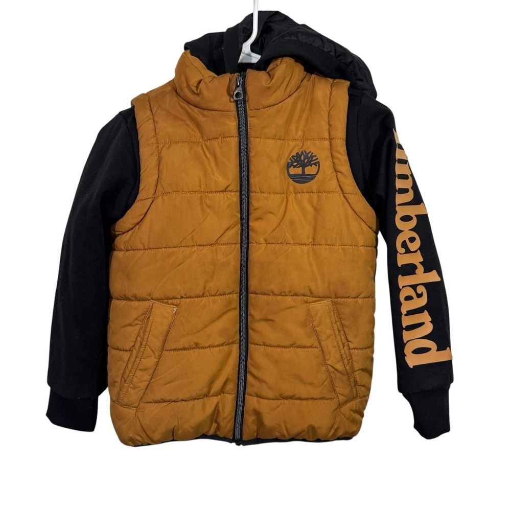Timberland Layered Puffer Full Zip Jacket